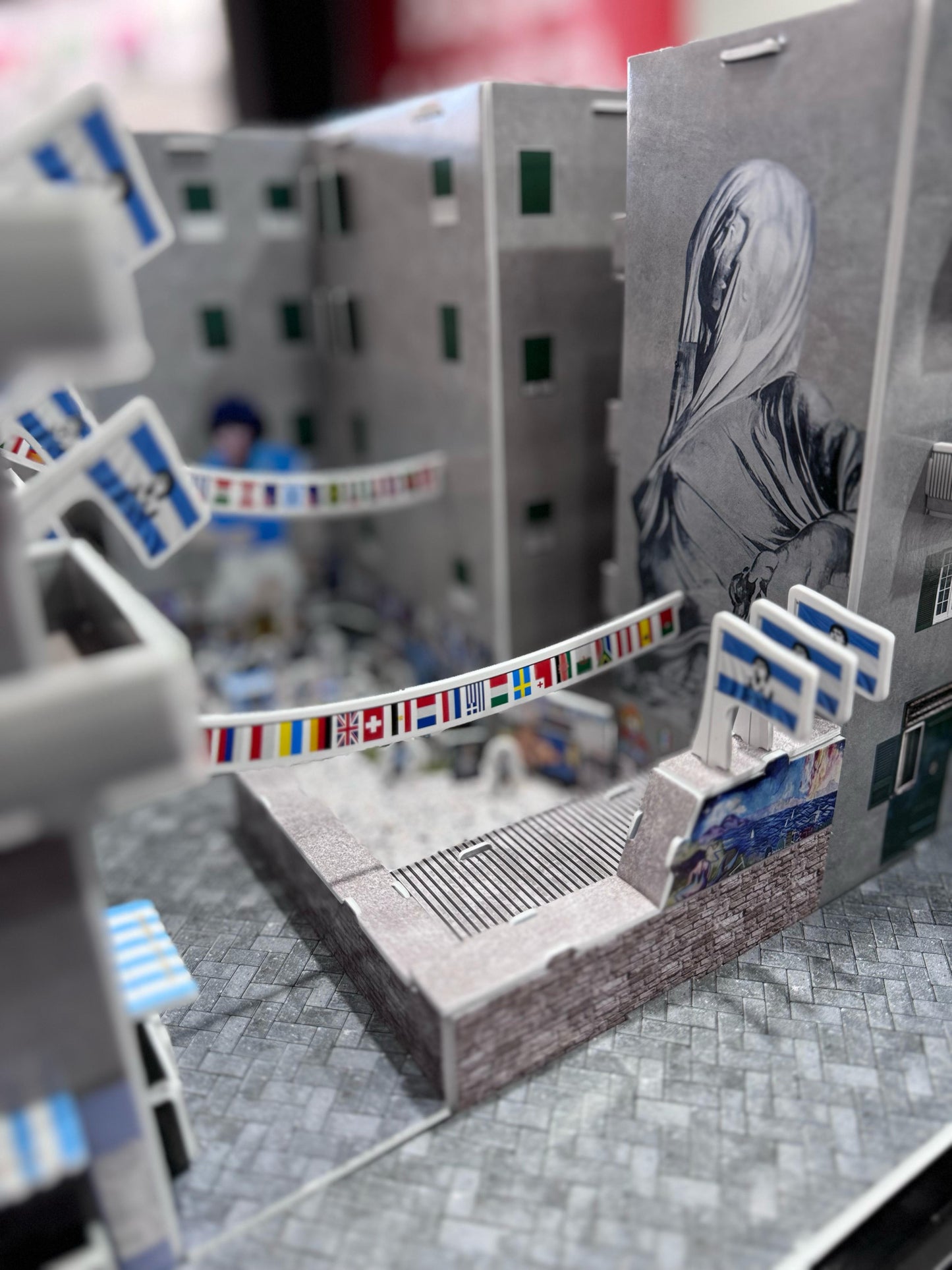 MURALES MARADONA PUZZLE 3D