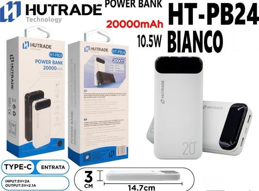 POWERBANK 20000 mAh 10.5W BIANCO