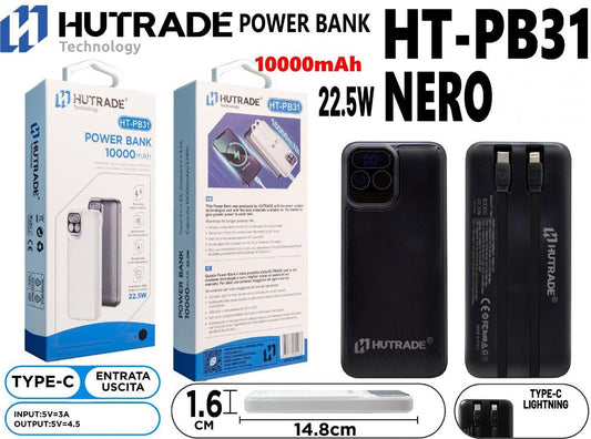 POWERBANK 10000 mAh 22.5W NERO